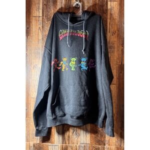 Grateful Dead Dancing‎ Bears Graphic Hoodie Mens Large Sweatshirt